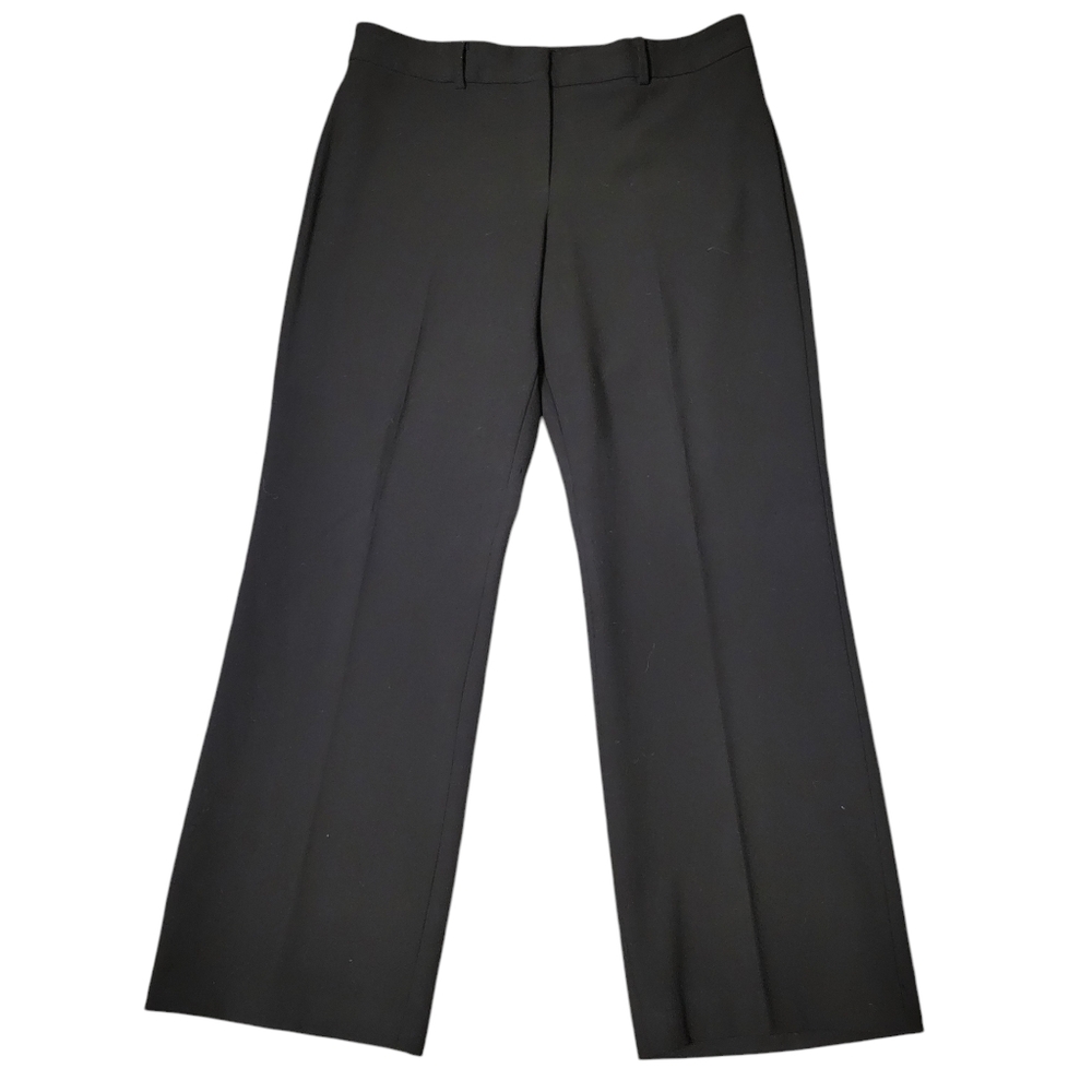 Talbots Black Straight Leg High Rise Pants